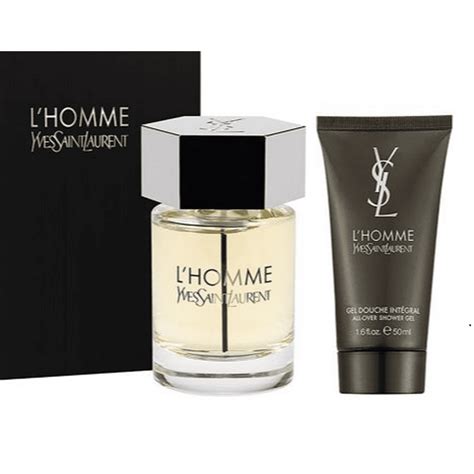 ysl l'homme 60ml edt set geschenk|Yves Saint Laurent L'homme for Men 2 Piece Gift Set (Eau de .